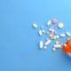 Prescription bottle with pills on a counter — residential rehab for chronic pain and opioid use disorder