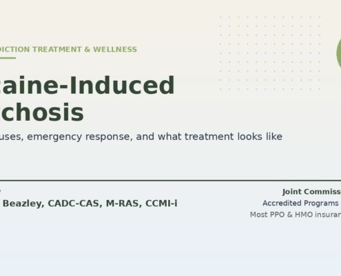 Cocaine-induced psychosis explained — signs, causes, emergency response, and treatment from Bodhi Addiction Treatment & Wellness. Reviewed by Jonathan Beazley, CADC-CAS. Joint Commission and CARF accredited programs.