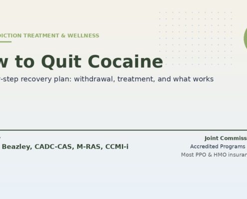 How to quit cocaine — step-by-step recovery plan from Bodhi Addiction Treatment & Wellness. Reviewed by Jonathan Beazley, CADC-CAS. Joint Commission and CARF accredited programs.